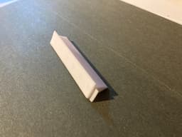 Gridfinity Window Divider with rails - no tape - Faceplate alone - 3d model