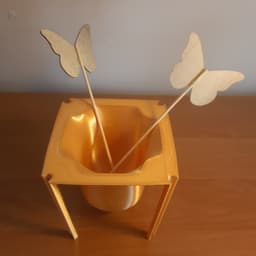 Butterfly Cup 3d model