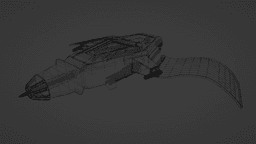 Neural Interface space fighter 3d print 3d model