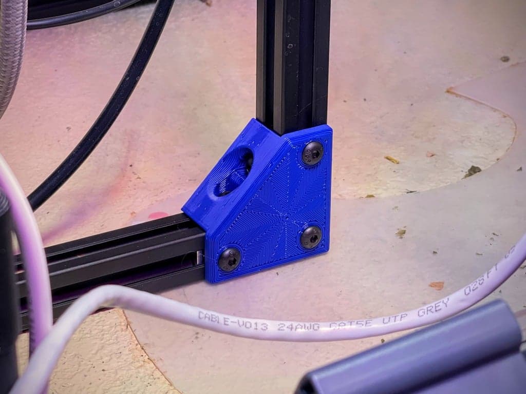 90 Deg Elbow for 2020 extrusion 3d model