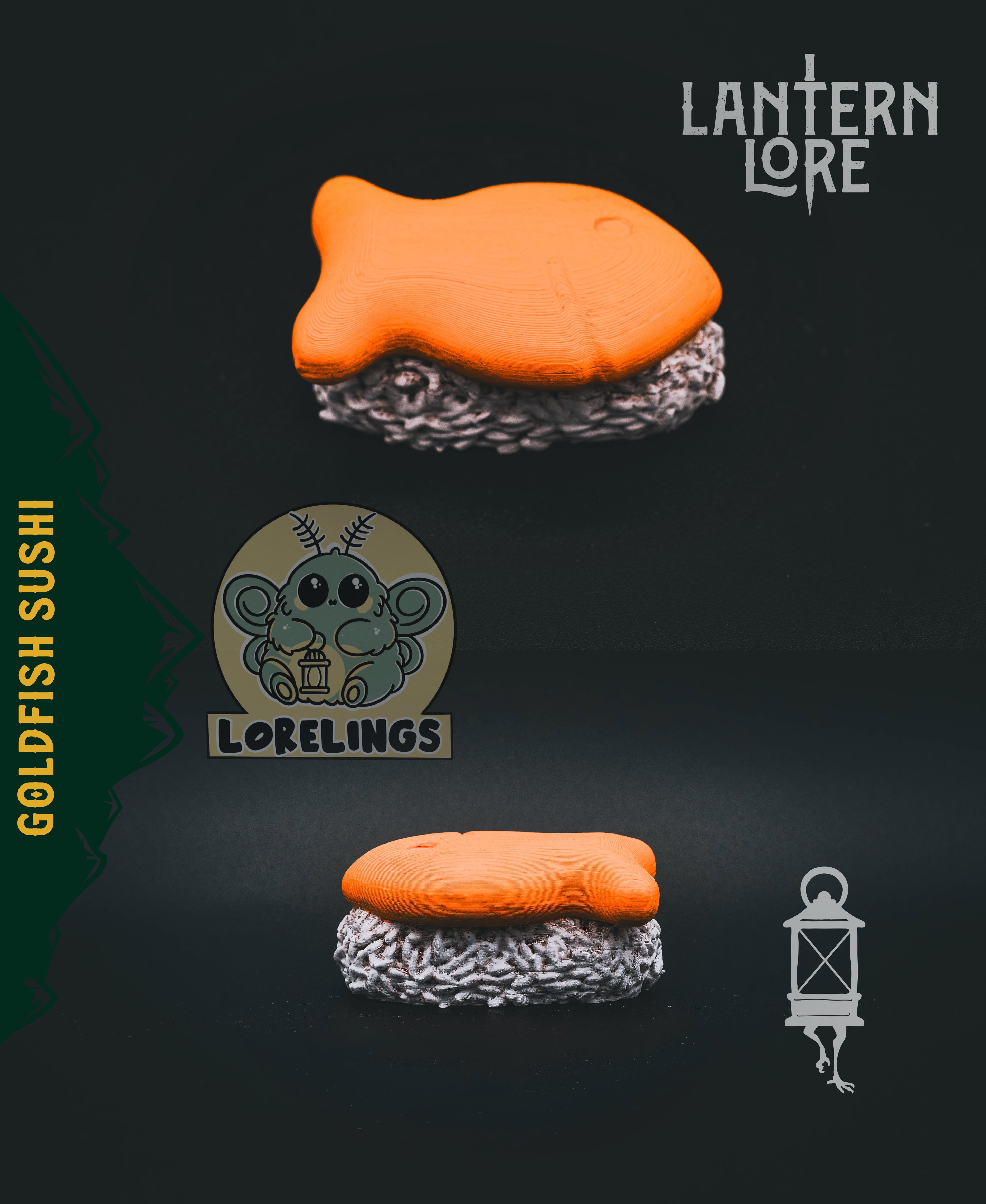 Goldfish Sushi - Lorelings (Pre Supported) 3d model