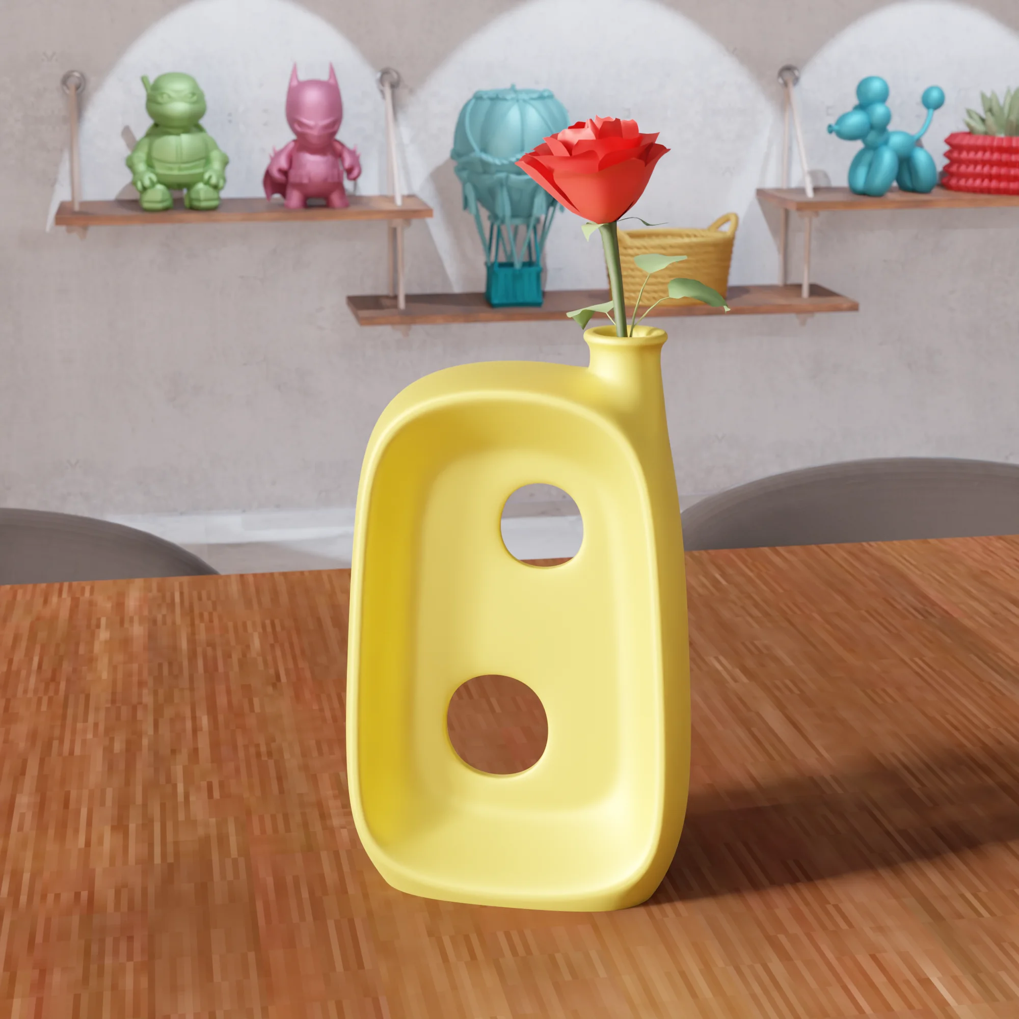 Geometric Abstract Vase 3d model