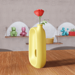 Geometric Abstract Vase 3d model