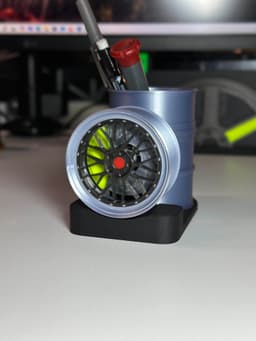 LM-Inspired Pen Cup Stand | Functional & Display Versions (V5.1) 3d model