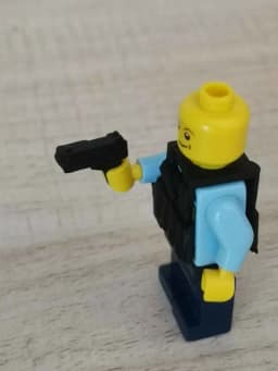 Minifigure size cop loadout 3d model