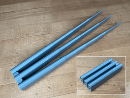 Collapsing Wolverine Claws 3d model