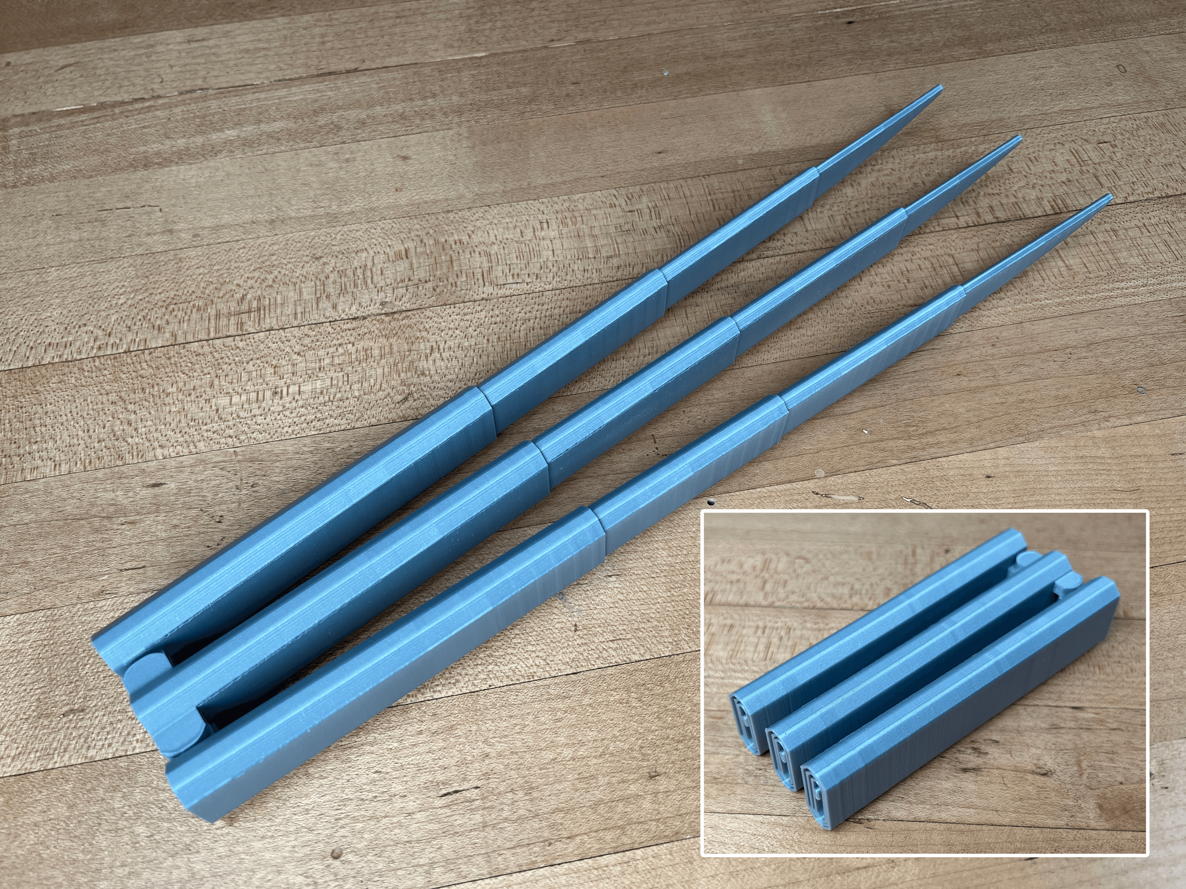 Collapsing Wolverine Claws 3d model