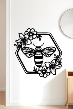 Bee Wall Art, Wall Decor, Home Decor 3d model