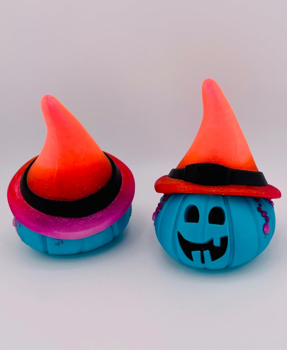 Decorative Pumpkin -Witch 3d model