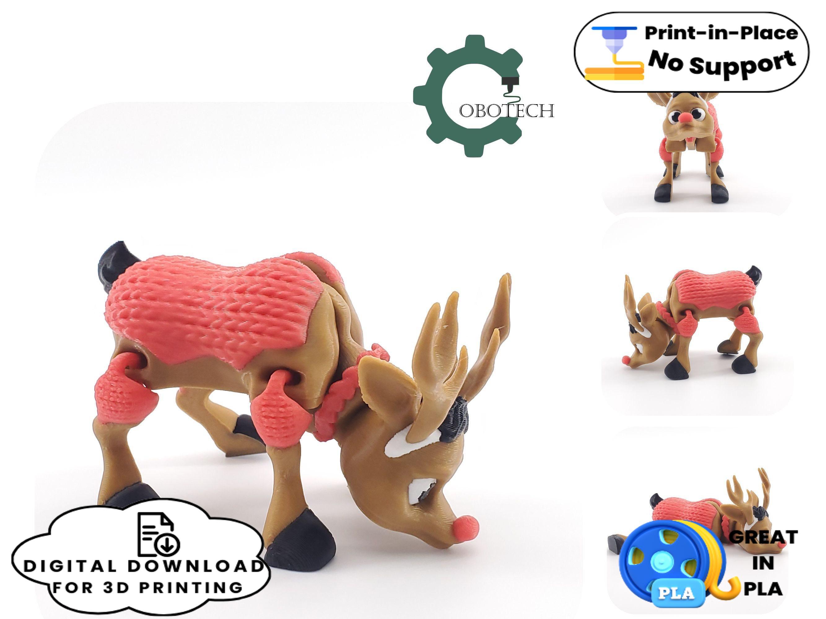 Cobotech Articulated Crochet Deer 3d model