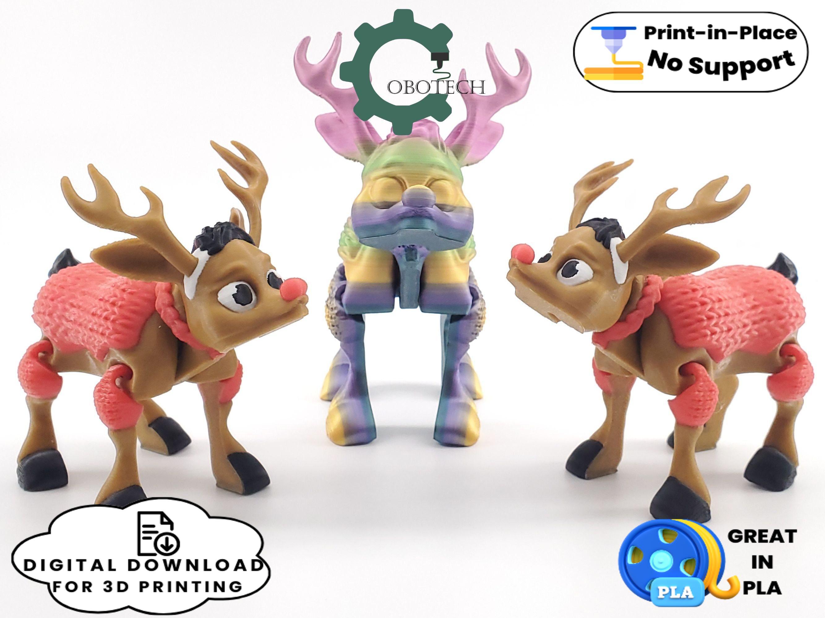 Cobotech Articulated Crochet Deer 3d model