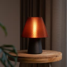 Mushroom Lamp LUMI - Textured Lampshade - E26/E27 compatible 3d model