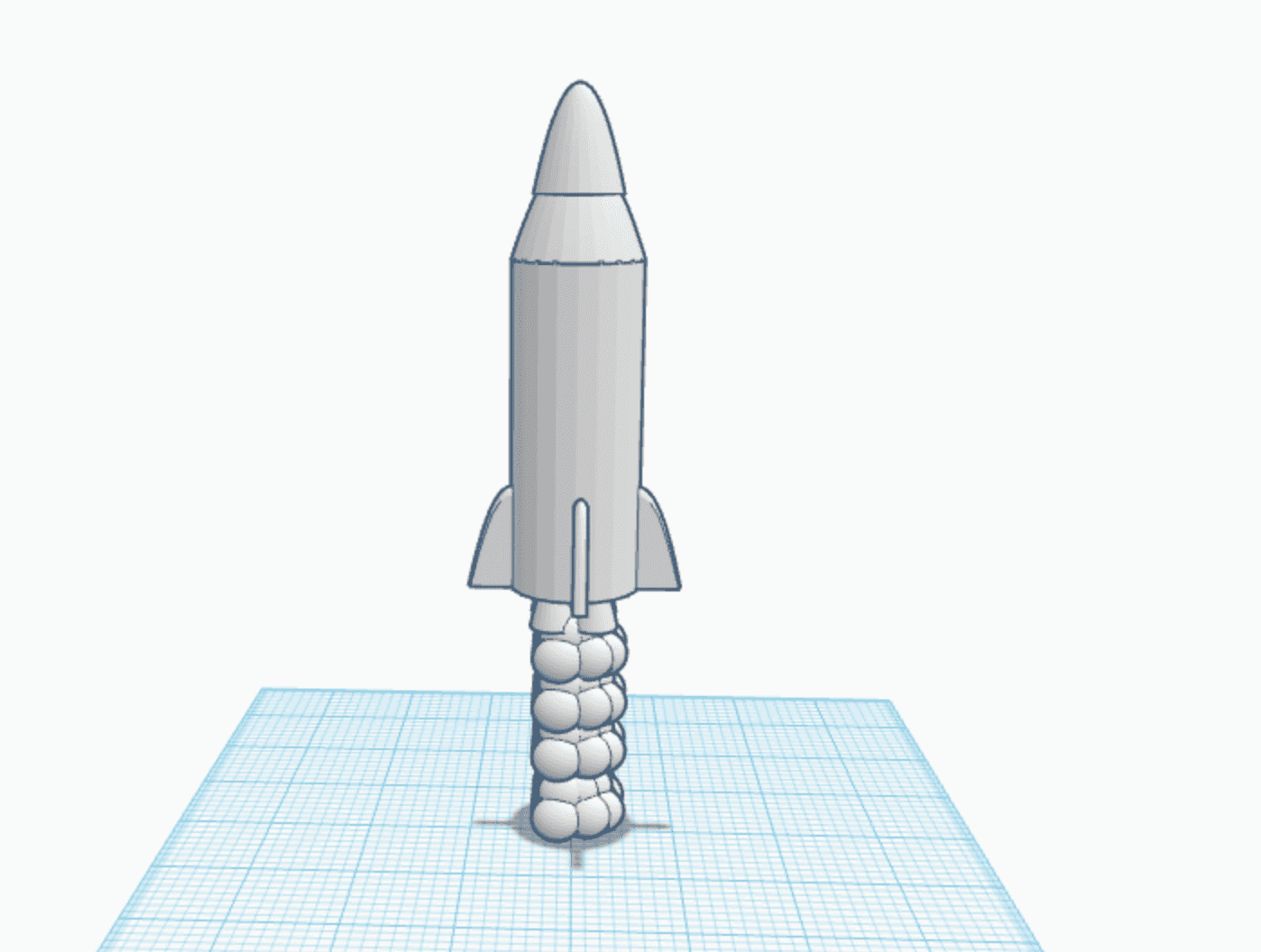 Desk toy Rocket 3d model