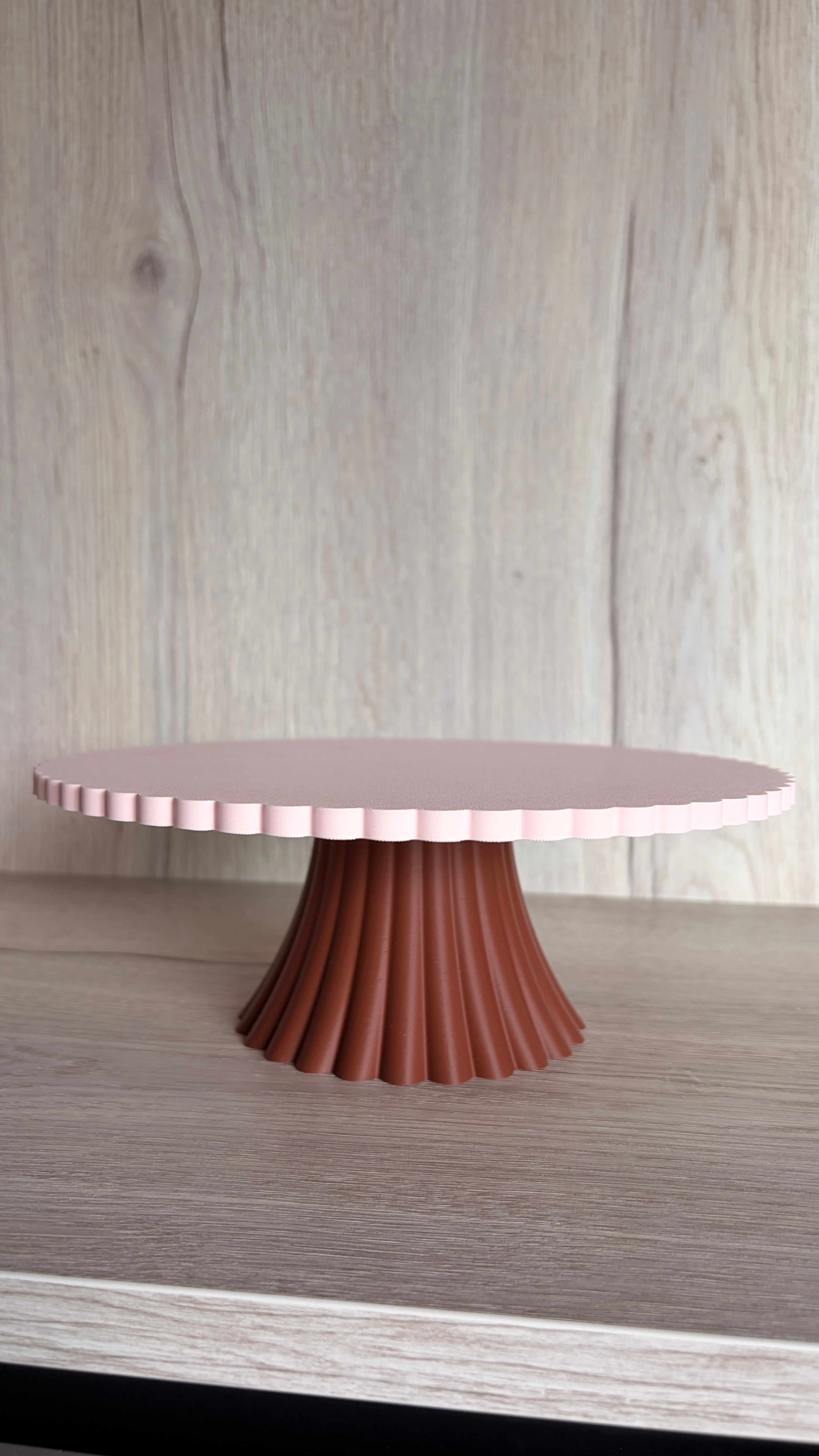 Aura Petal Base Cake Stand 3d model