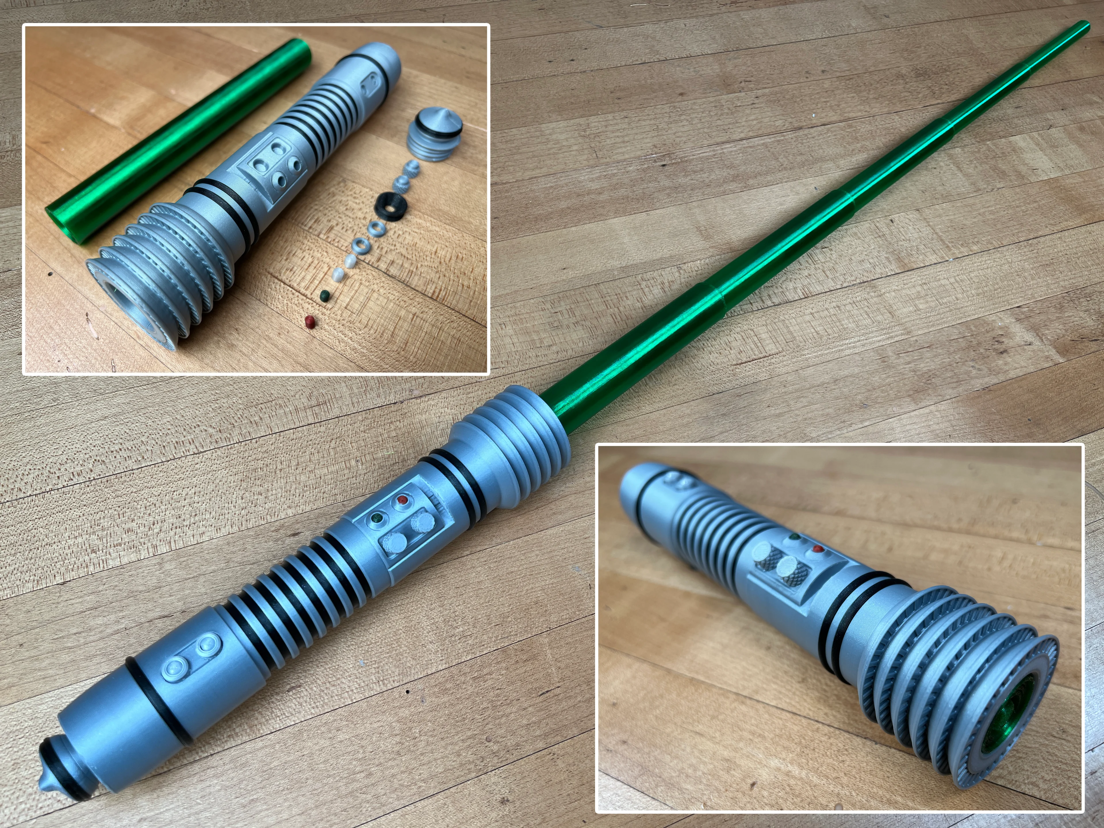 Kit Fisto's Collapsing Lightsaber 3d model