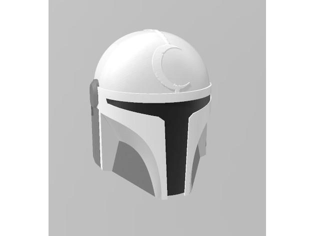 Mr. Knight Mandalorian Helmet 3d model