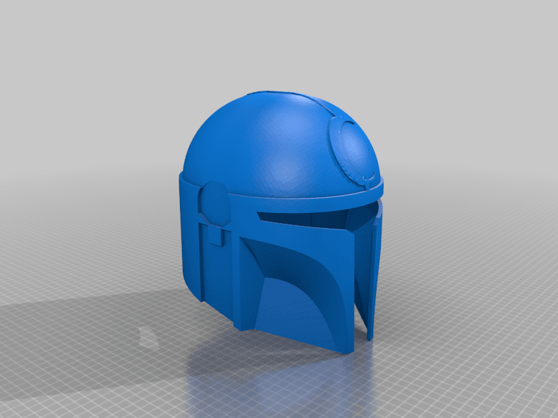 Mr. Knight Mandalorian Helmet 3d model