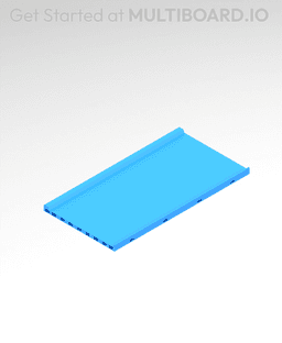 8x4 MU - Center - Modular Bolt-Locked Shelf 3d model