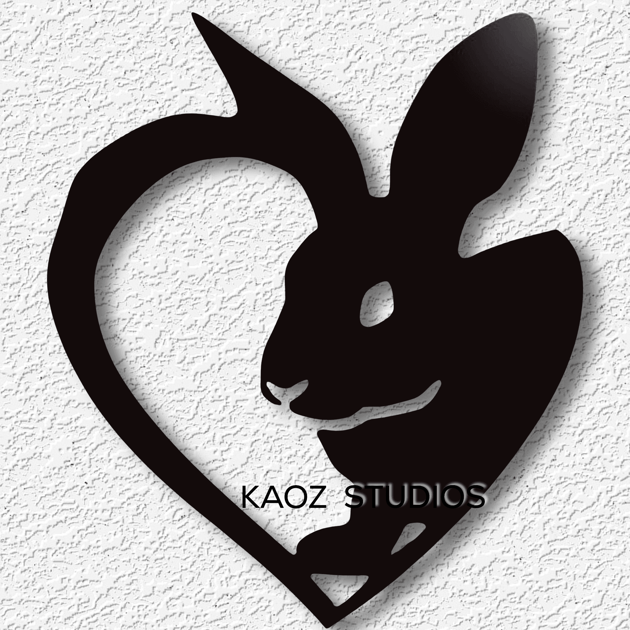 Bunny wall art rabbit wall decor 3d model