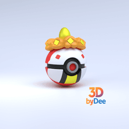 Crocalor Pokeball 3d model