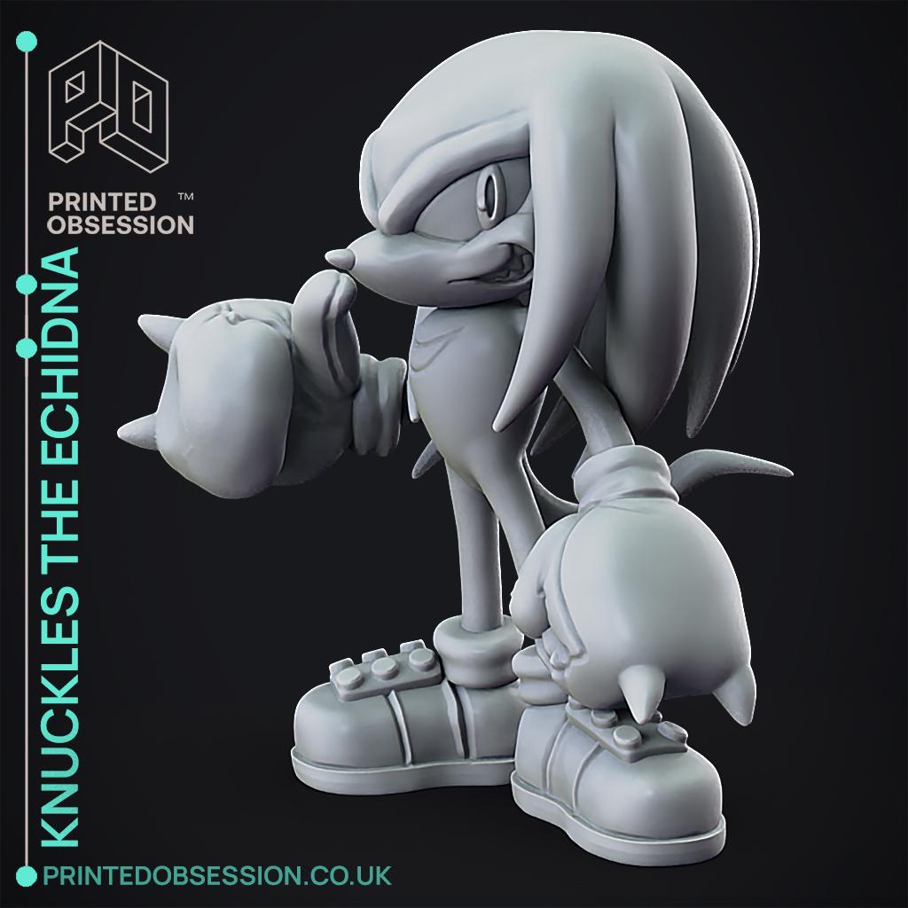 Knuckles - Sonic The Hedgehog - Fan Art 3d model