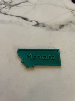 montana keychain v1.stl 3d model