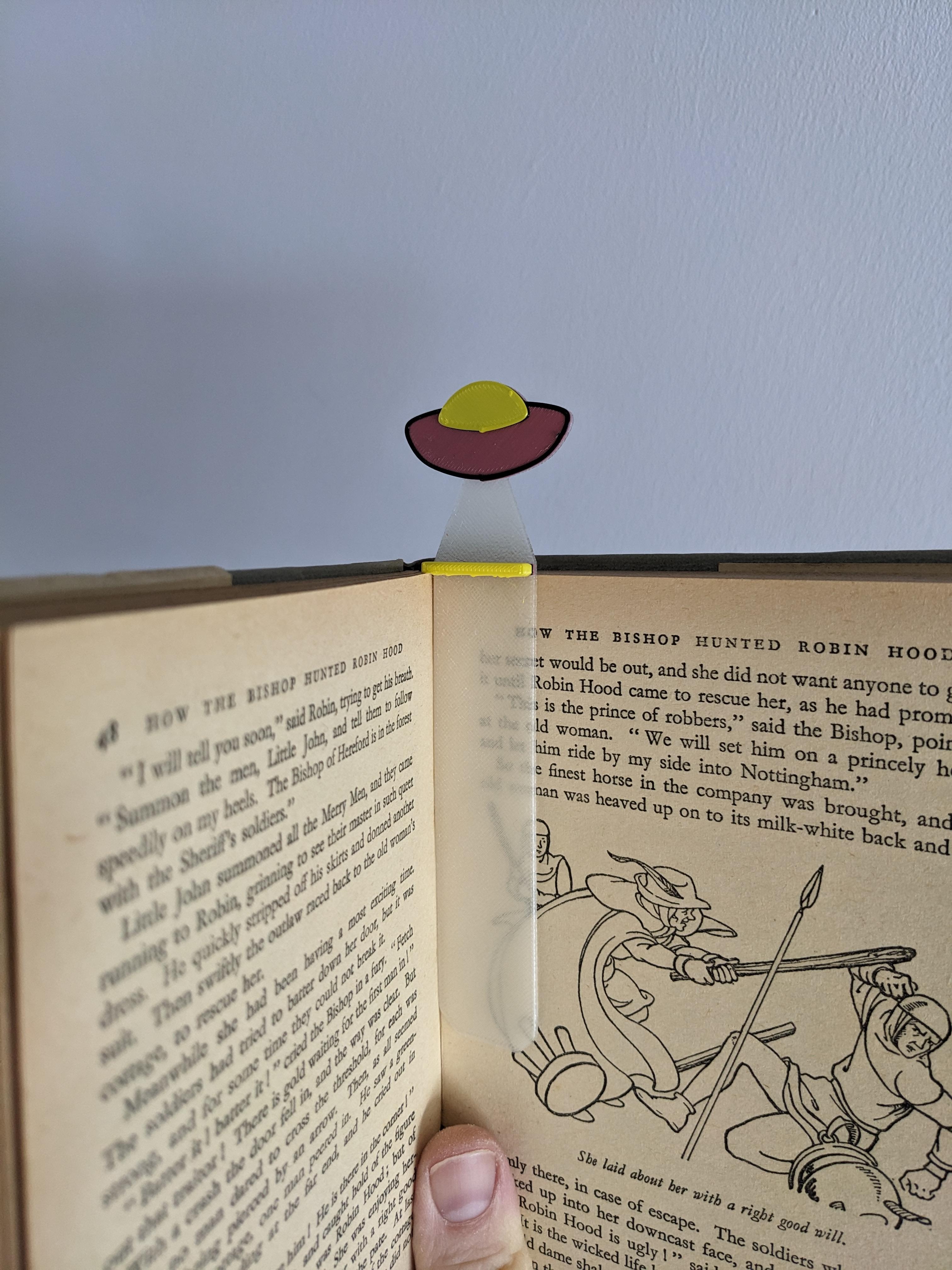 UFO Bookmark 3d model