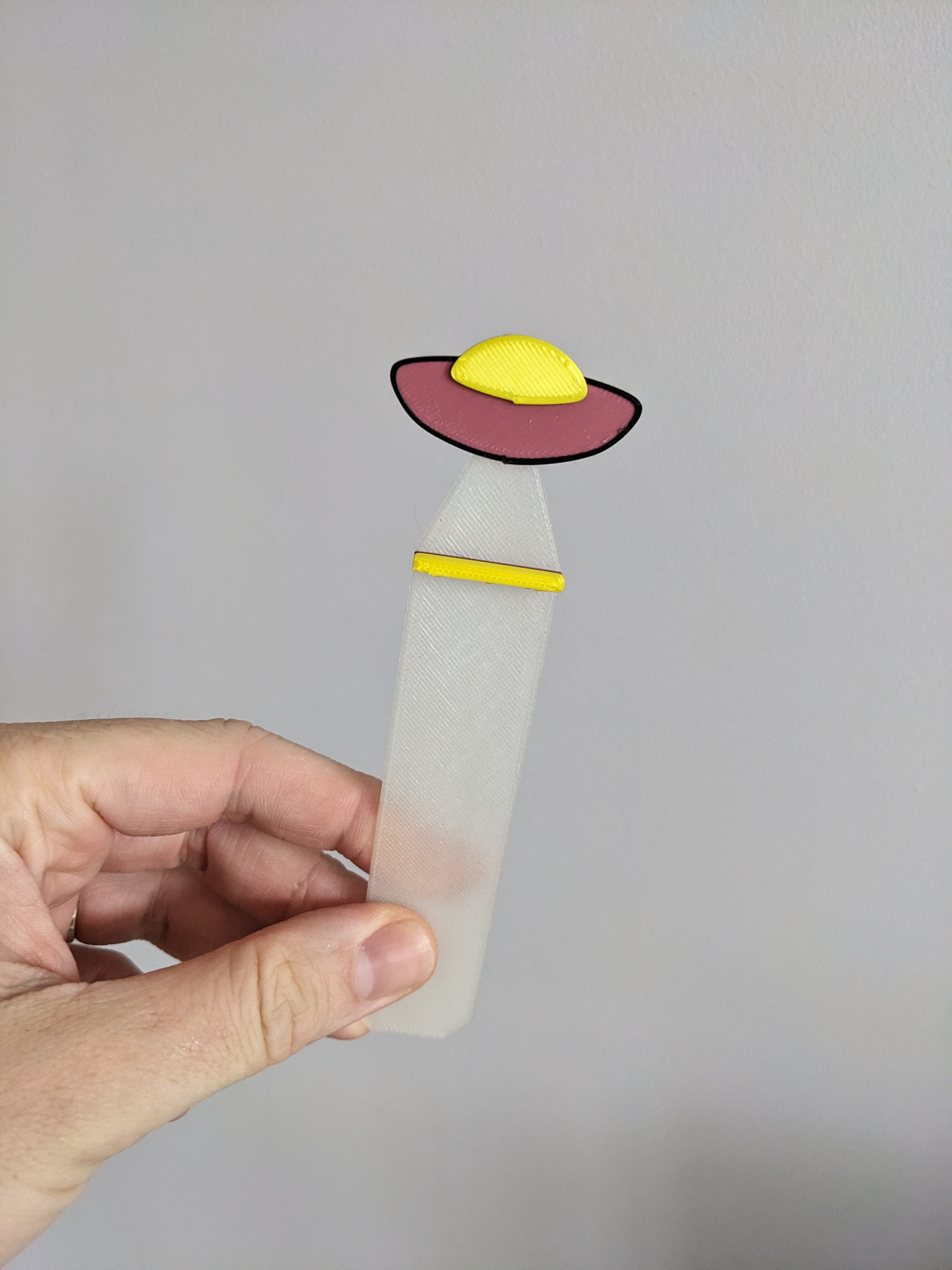 UFO Bookmark 3d model