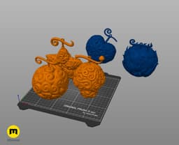 Devil Fruit Decorations - One Piece 3d model