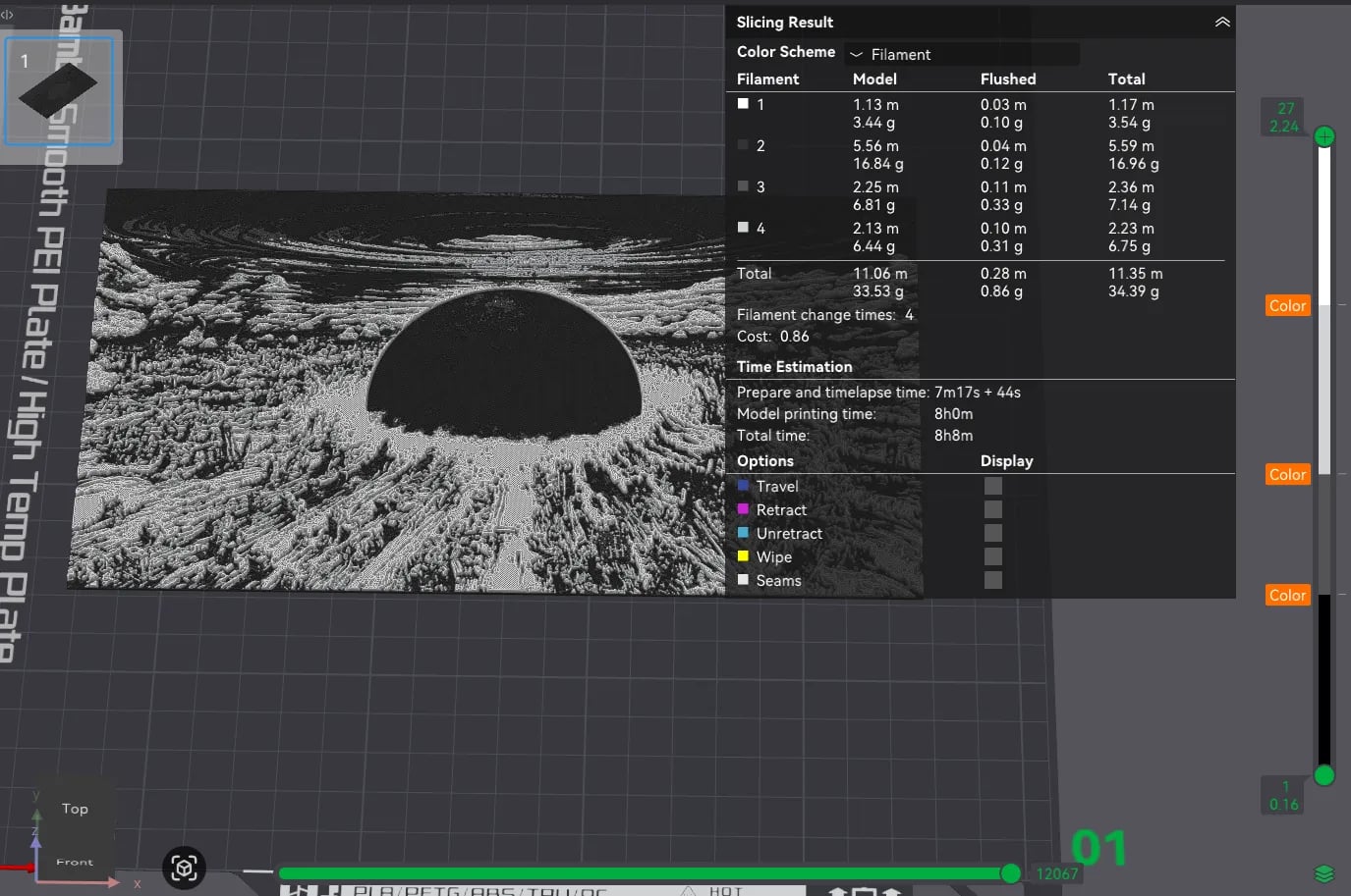Akira Hueforge – High-Contrast Explosion Panel 3d model