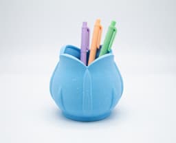 Tulip 3D Printed Pen Holder STL 3d model