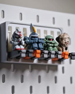 IKEA Skadis Hook-Based Display System – Modular Sliding Clip Organizer 3d model