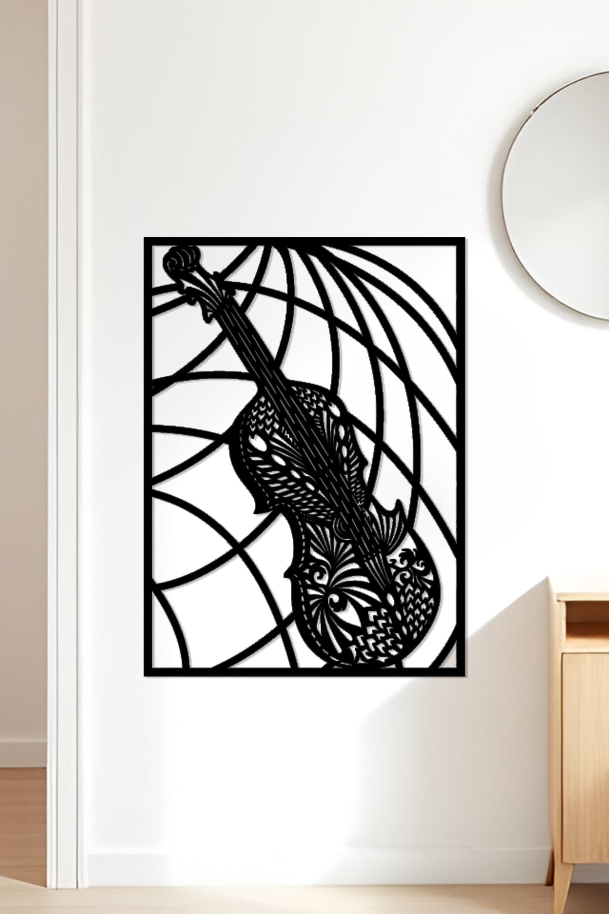 Violin Wall Art, Wall Decor, Home Decor 3d model
