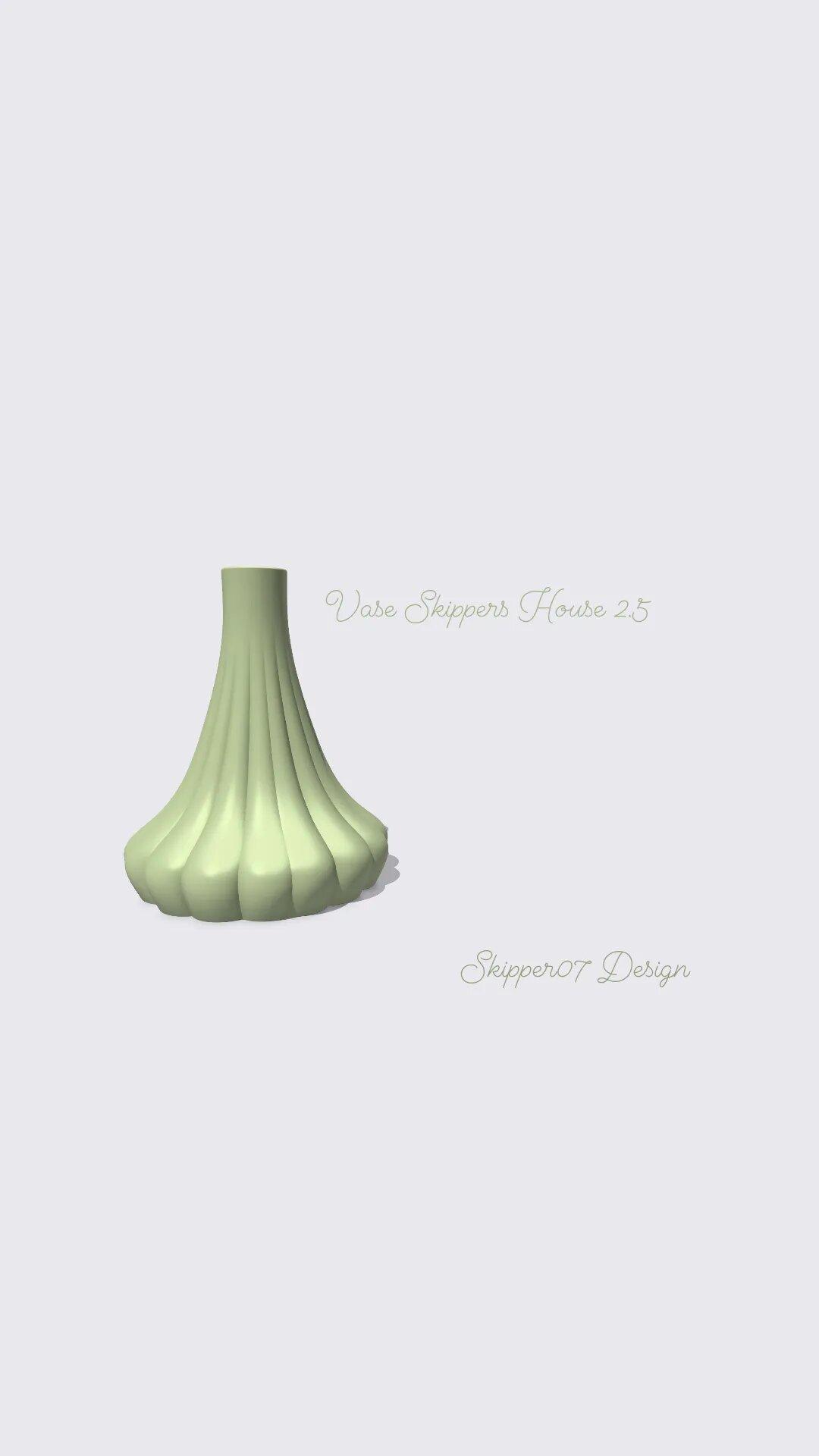Vase Skippers House 2.5.stl 3d model