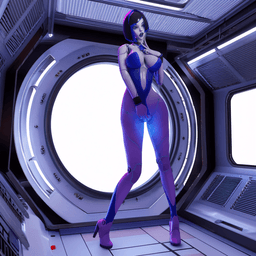 Sexy Robot Girl V2 3d model