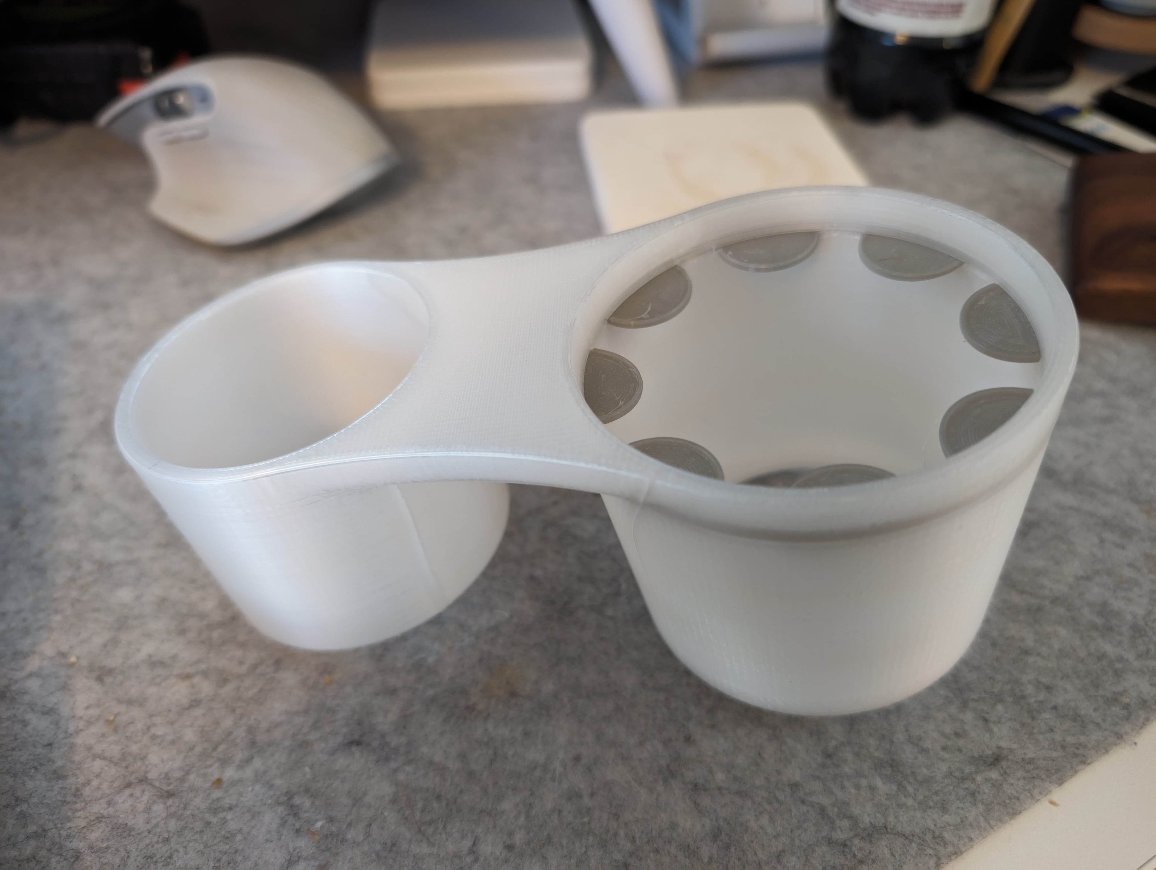 1st Generation MINI Cup Holder (Updated) 3d model
