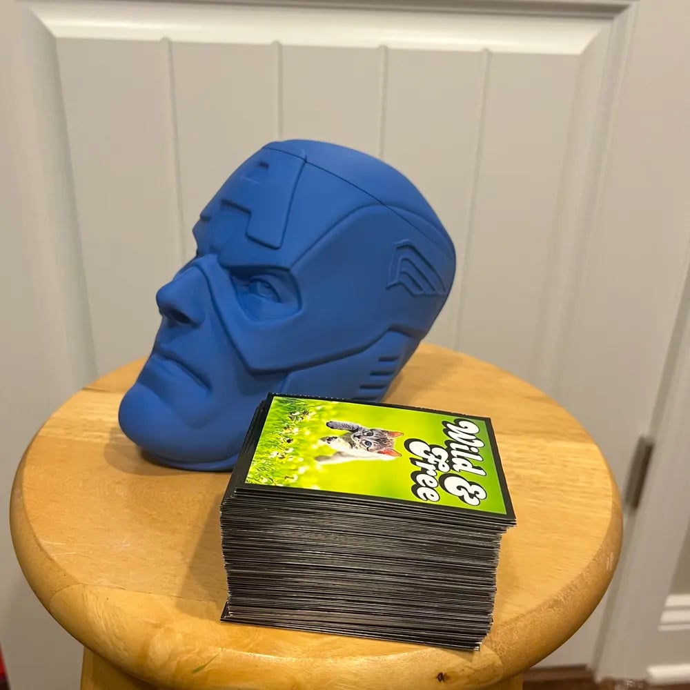 Captain America Deck Box 3d model