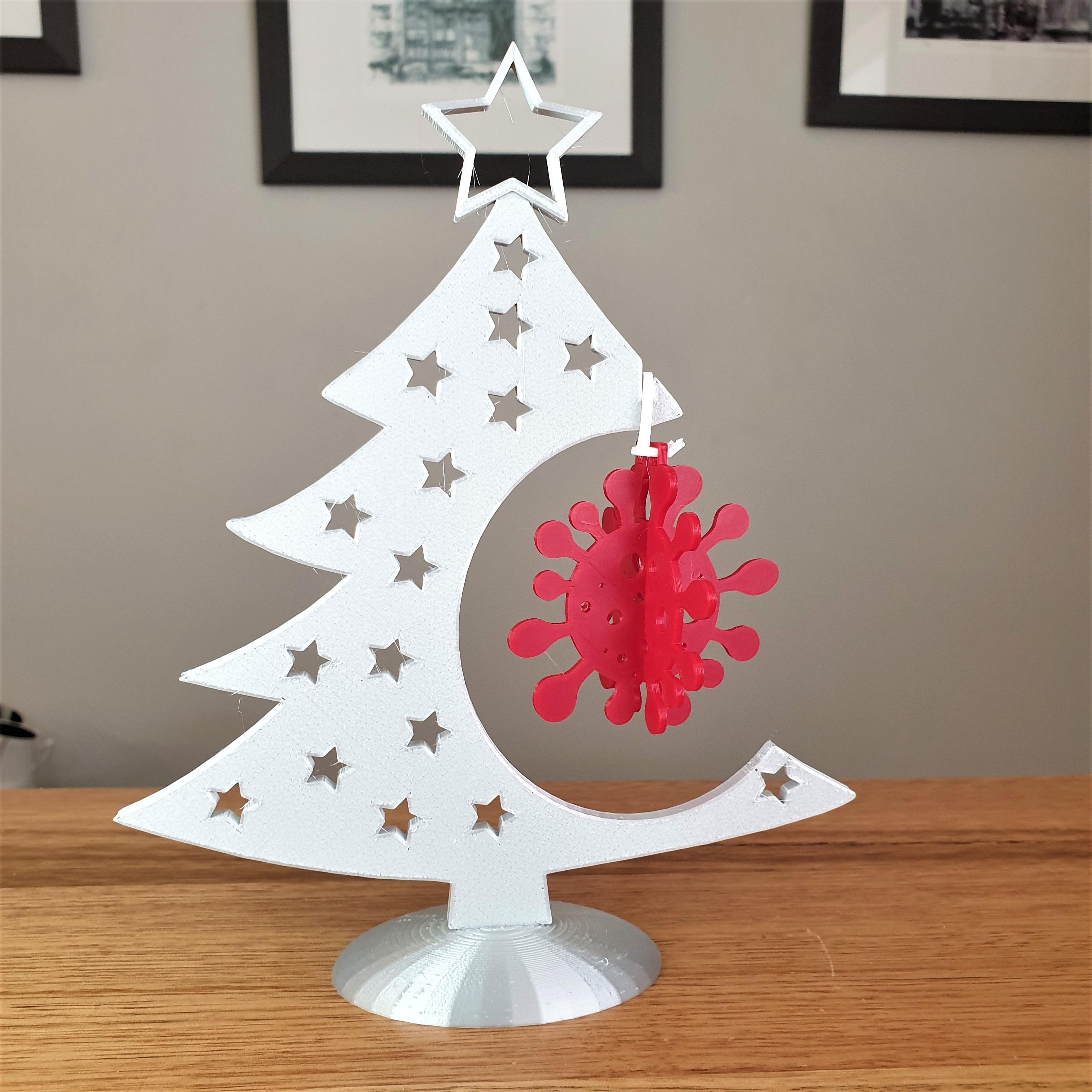 COVID Christmas Bauble 3d model