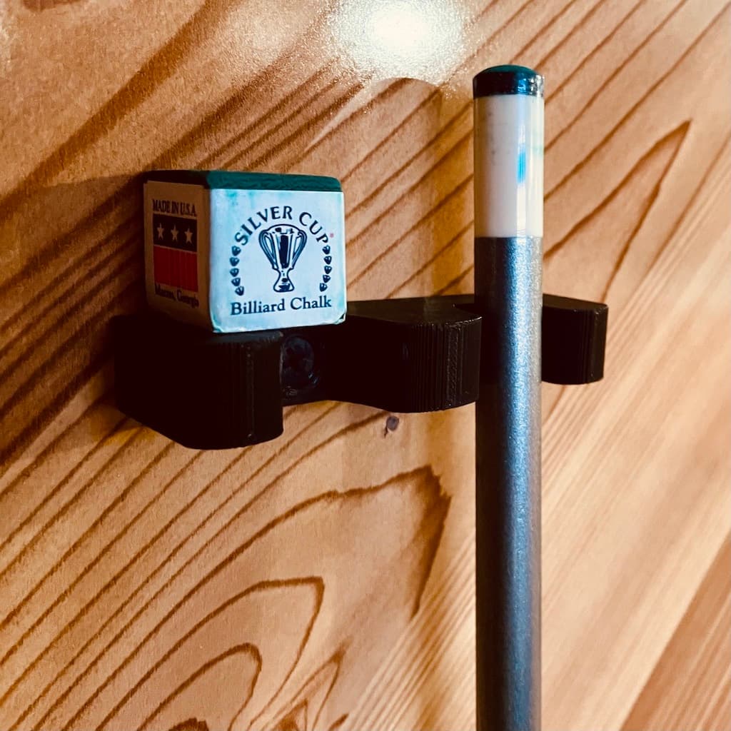 Pool Cue Stick Rest/Rack (Wall-Mounted) 3d model