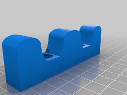 Pool Cue Stick Rest/Rack (Wall-Mounted) 3d model
