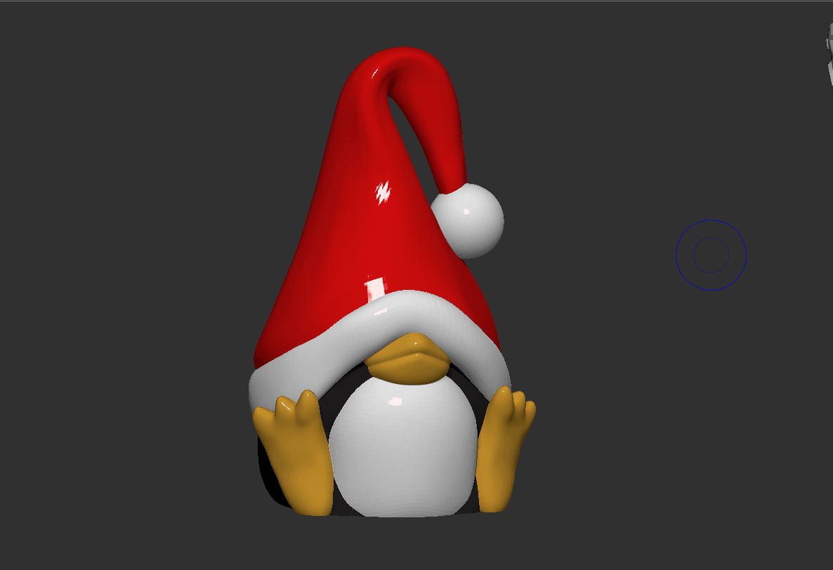 Penguin Gnome 3d model