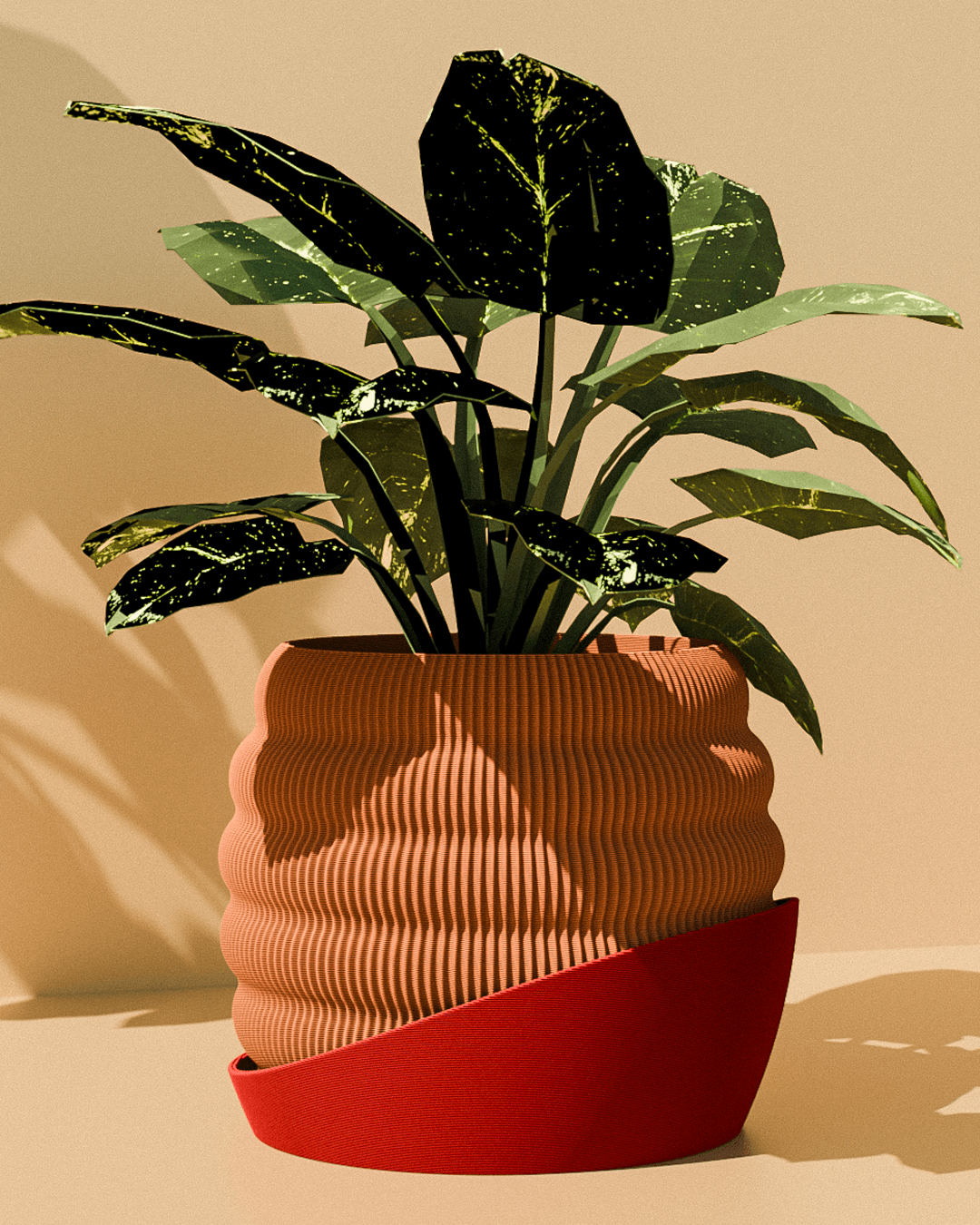 Hive Planter Pot - Vases & Planters By Lunfardo 3d model