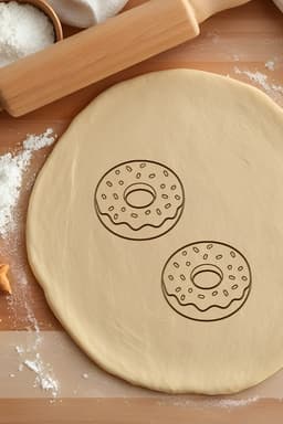 Donut Cookie Cutter, Biscuit Cutter 3d model
