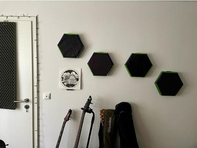 HexAku - acoustic absorber 3d model