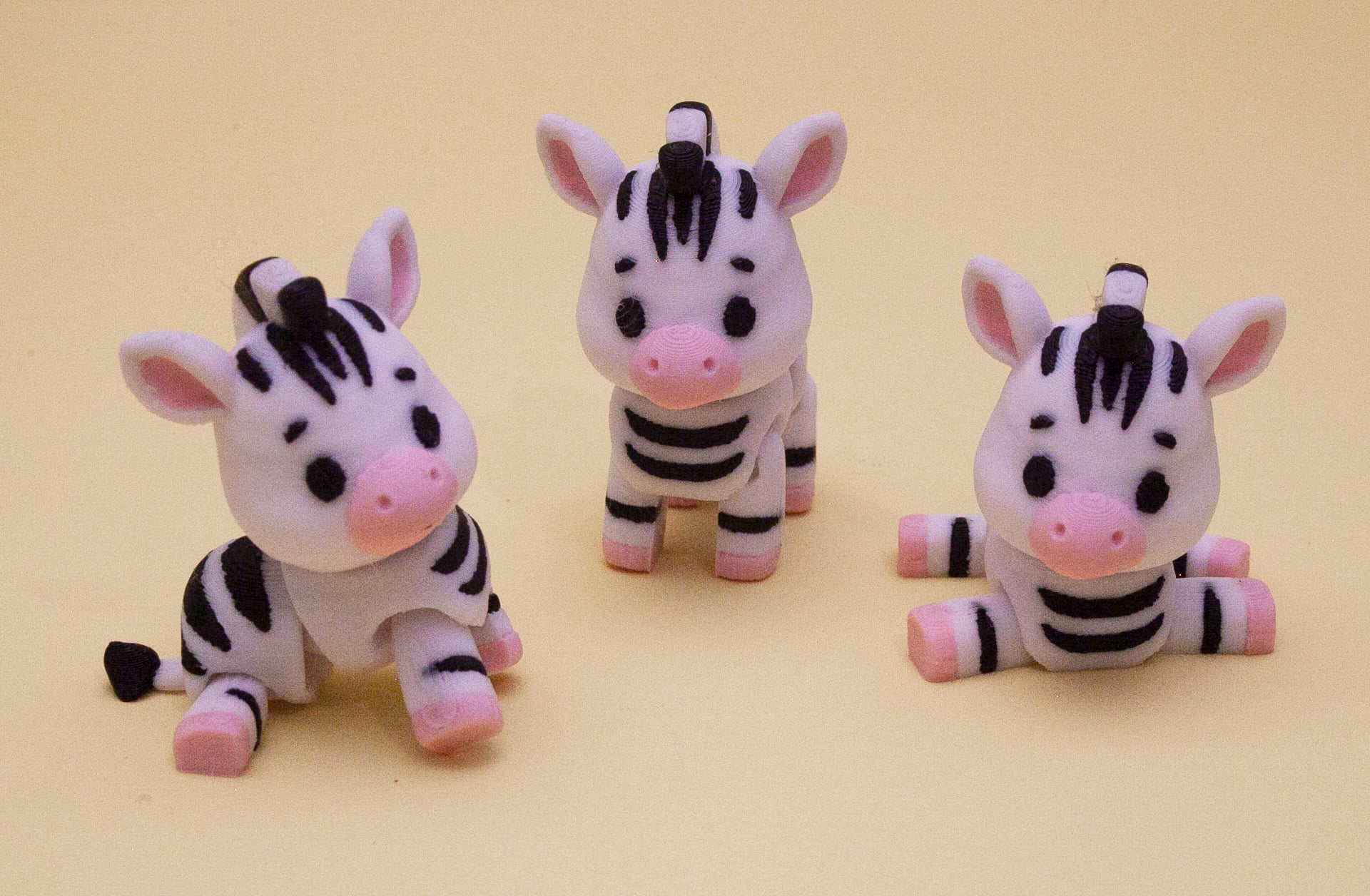 Flexi Zebra 3d model