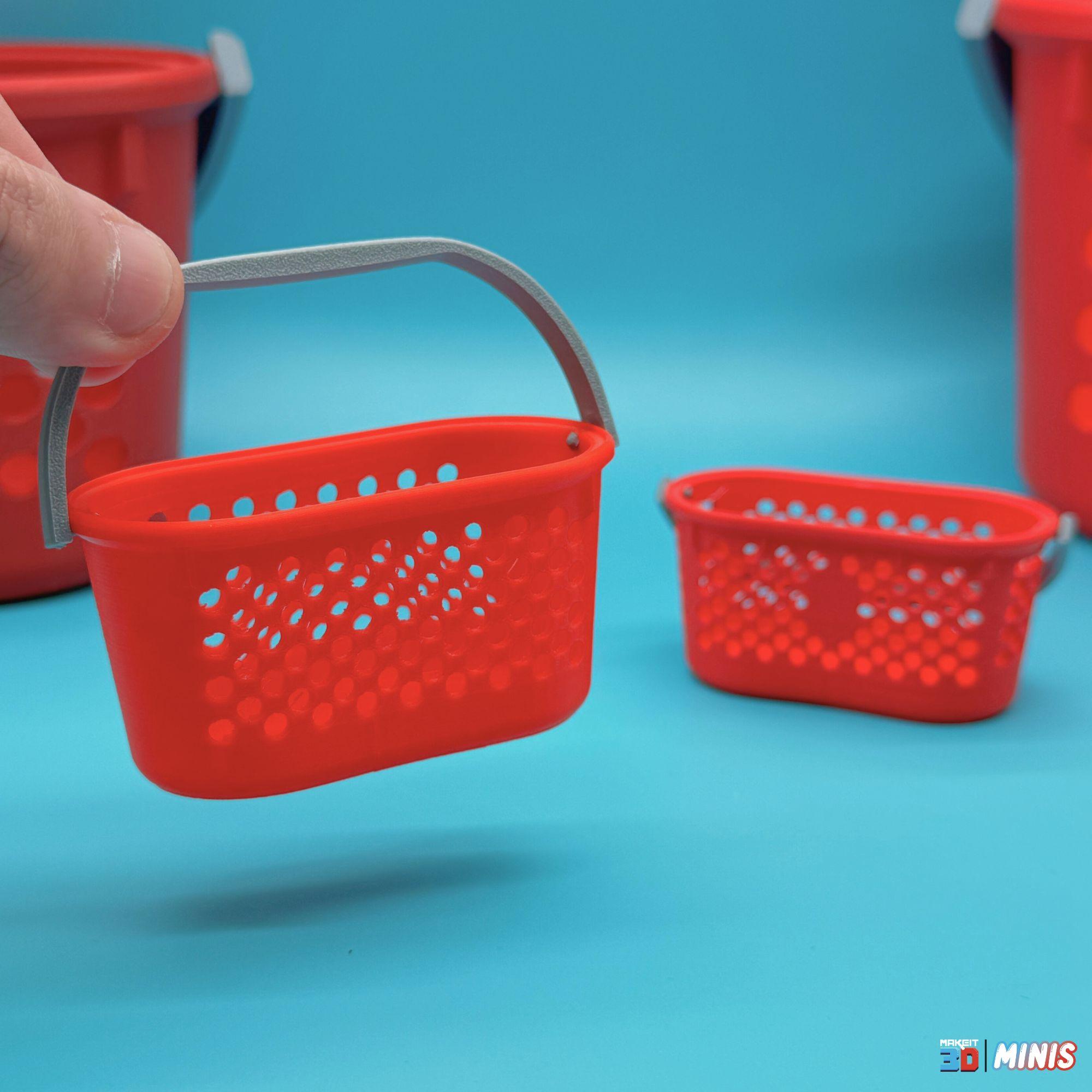 3D Printable Mini Basket STL Files 3d model