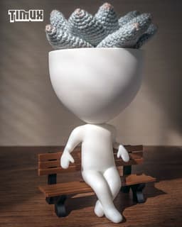 ROBERT PLANT RELAXING IN A BENCH 3d model