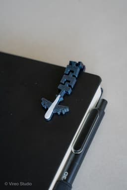 Flexible Plane Bookmark – Travel Pack (Short + Long) | Print-in-Place Page Clip 3d model