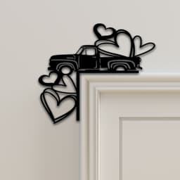 Heart Pickup Door Corner Decor 3d model
