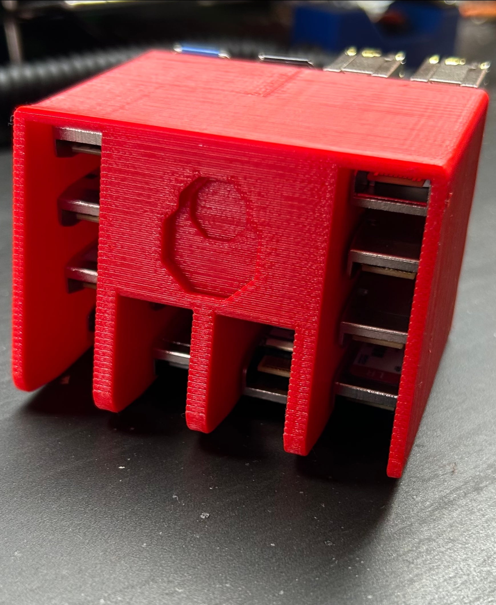 Multiboard SFP / GBIC modules holder 3d model